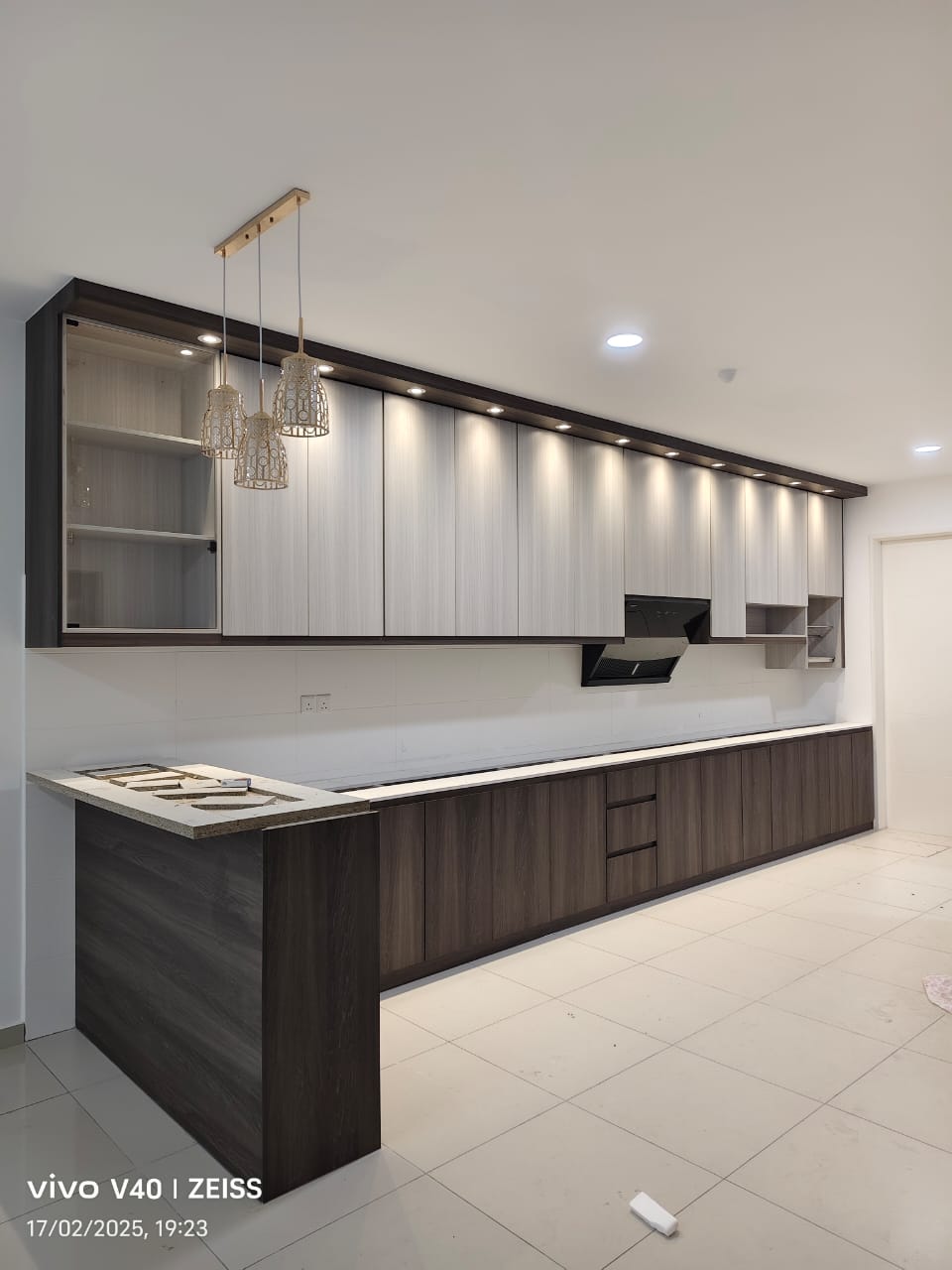 Kitchen renovation with cabinetry